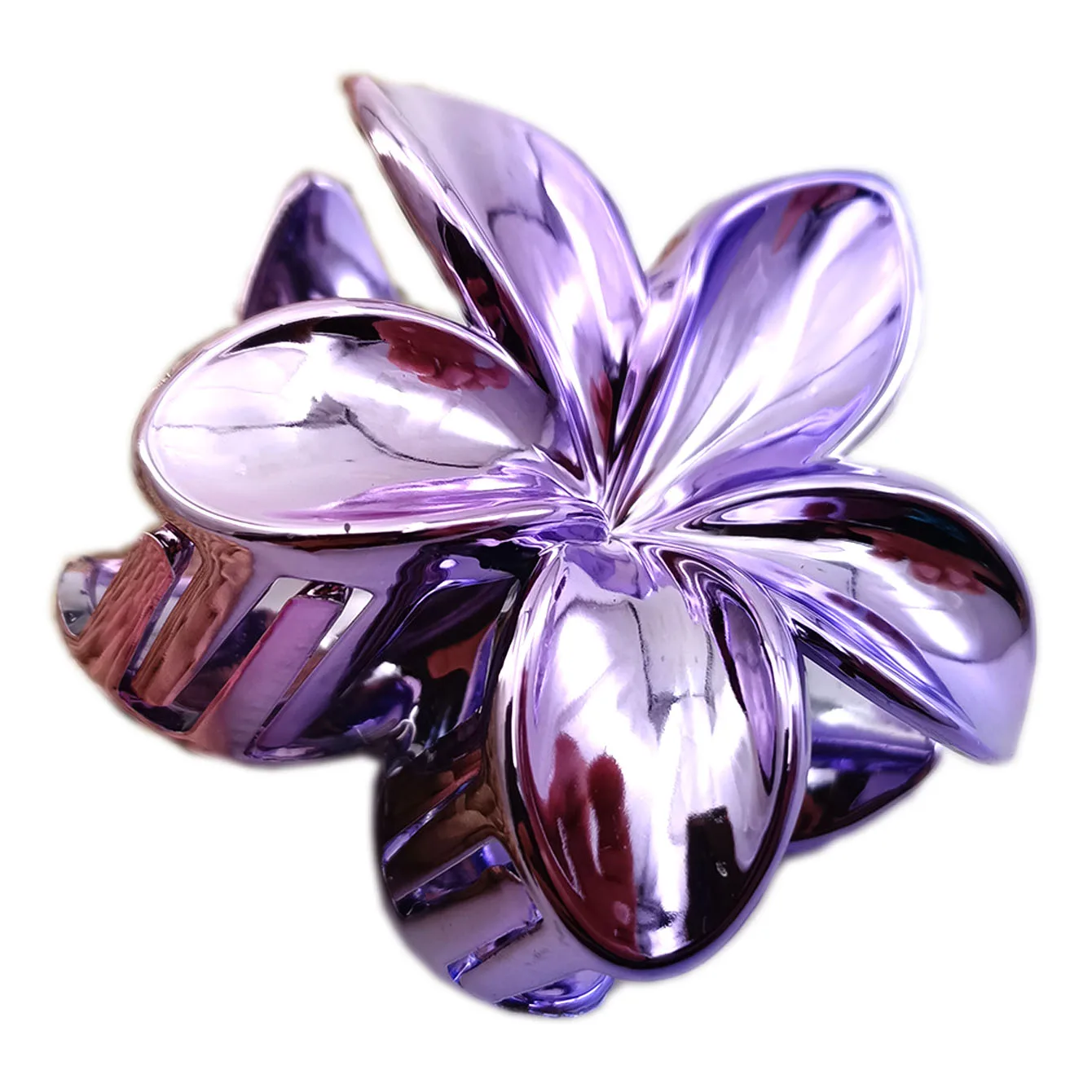 مشبك شعر أكريليك متدرج على شكل زهرة للنساء، مخالب شعر حلوة، إكسسوارات شعر للفتيات، غطاء رأس بمشبك سمك القرش