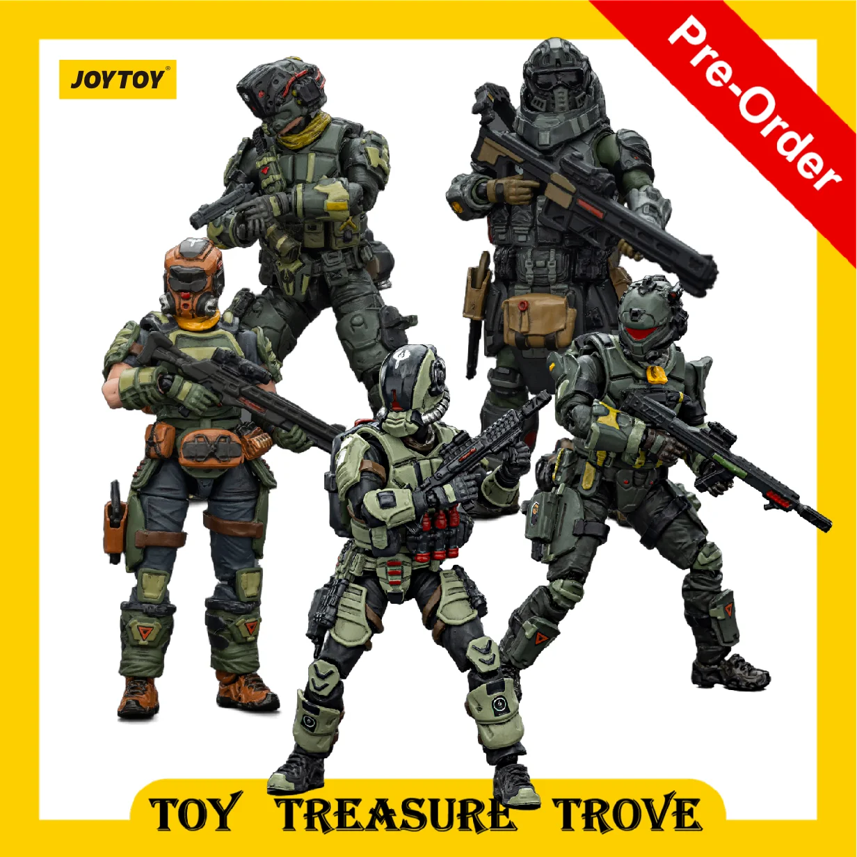 

[PRE ORDER] 1/25 JOYTOY Action Figures Steel Ride Corps Assaulter 5pcs Set Model Toy