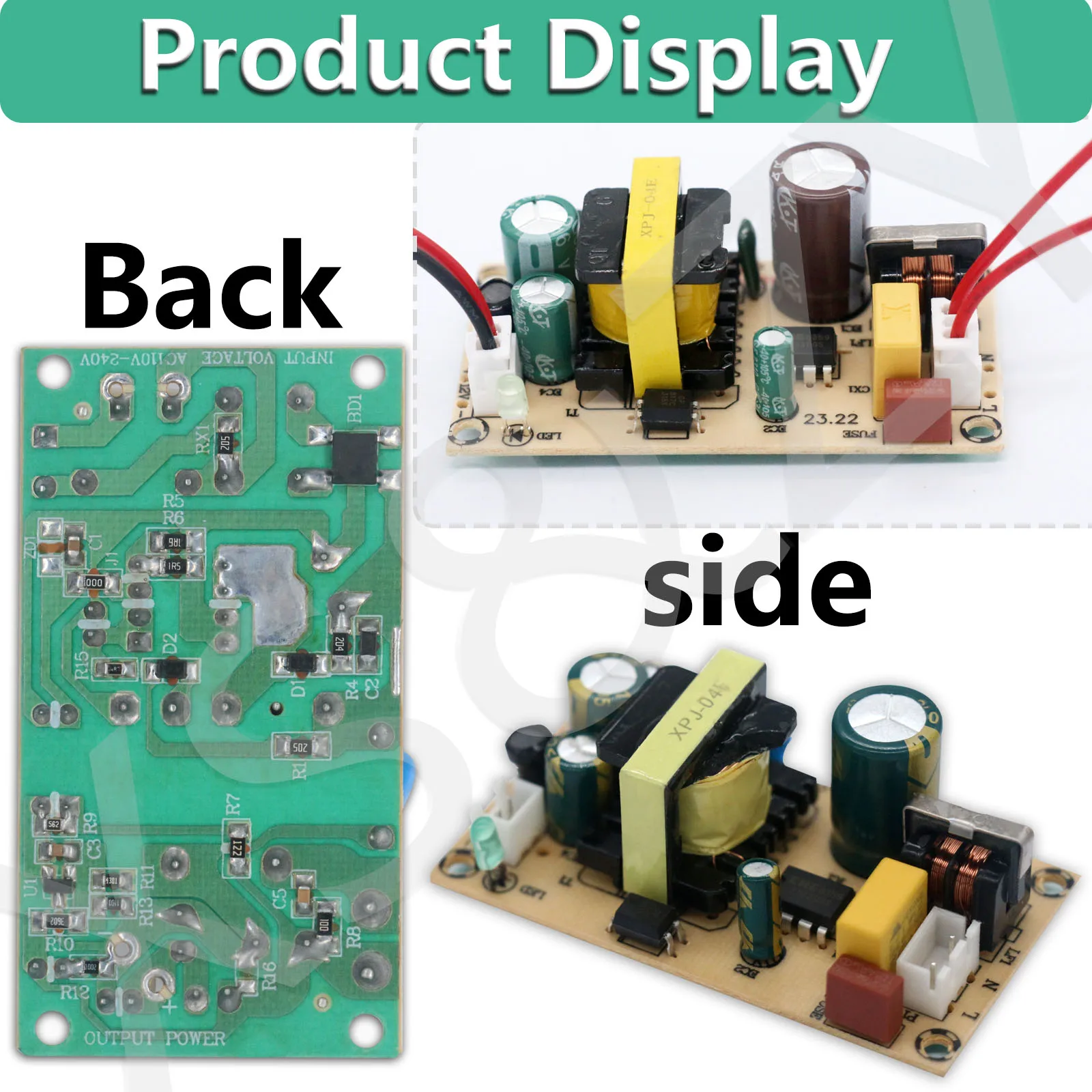 12W 24W 32W 60WLED Power Panel High Quality DC24V Power Supply Bare Board Built in For Lighting With Maintenance Accessories DIY