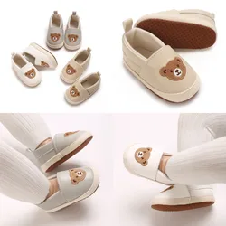 3 Colors Classic Baby Shoe Baby Cute Animal Face Casual Flat Sneaker Baby Ankle Boot PU Soft sole Non-slip Warm Walking Shoes