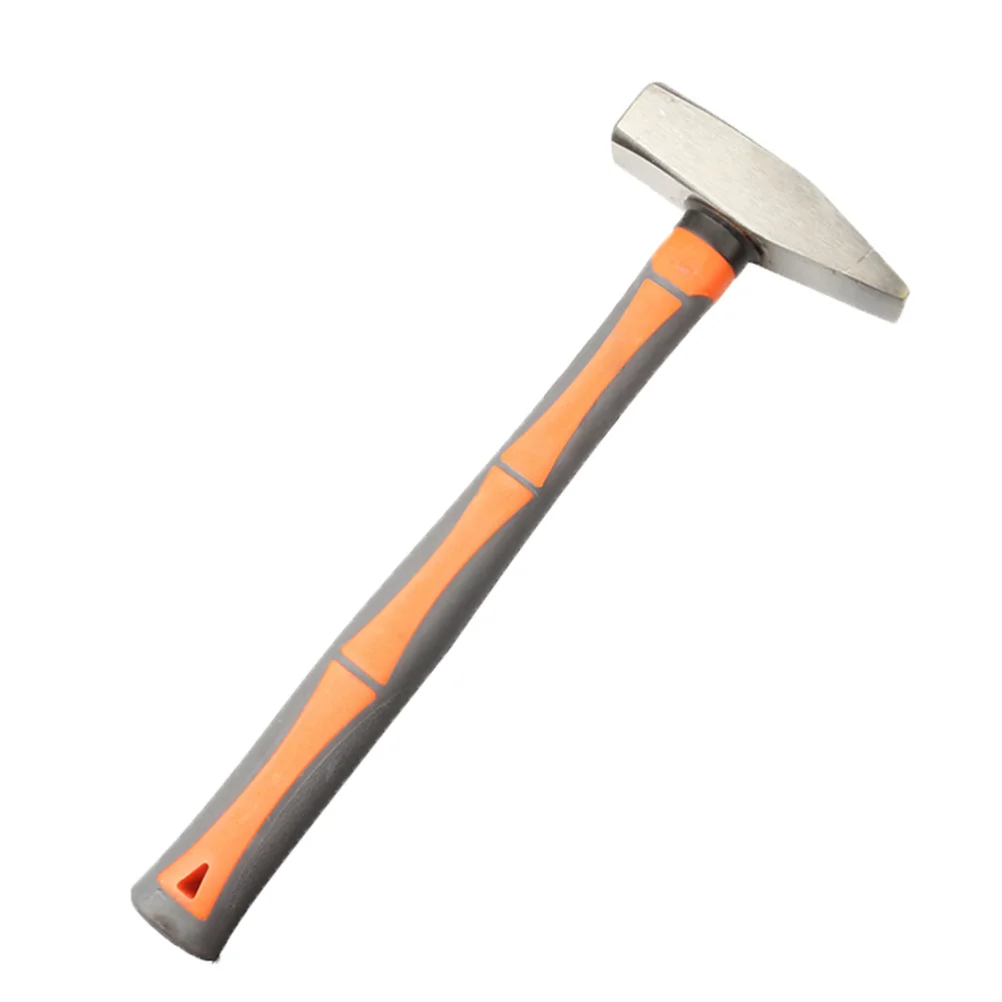 مطرقة حرفية 300 جرام مقبض بلاستيكي فضي لتصنيع المعادن أداة تقليم متقاطعة تستخدم من قبل المهندسين لعمال الصفائح المعدنية