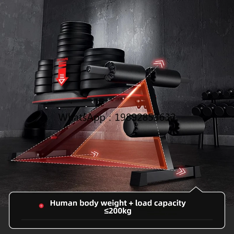 

Dumbbell Foldable Press Fitness Bench Sit-ups Multi-functional Fitness Equipment