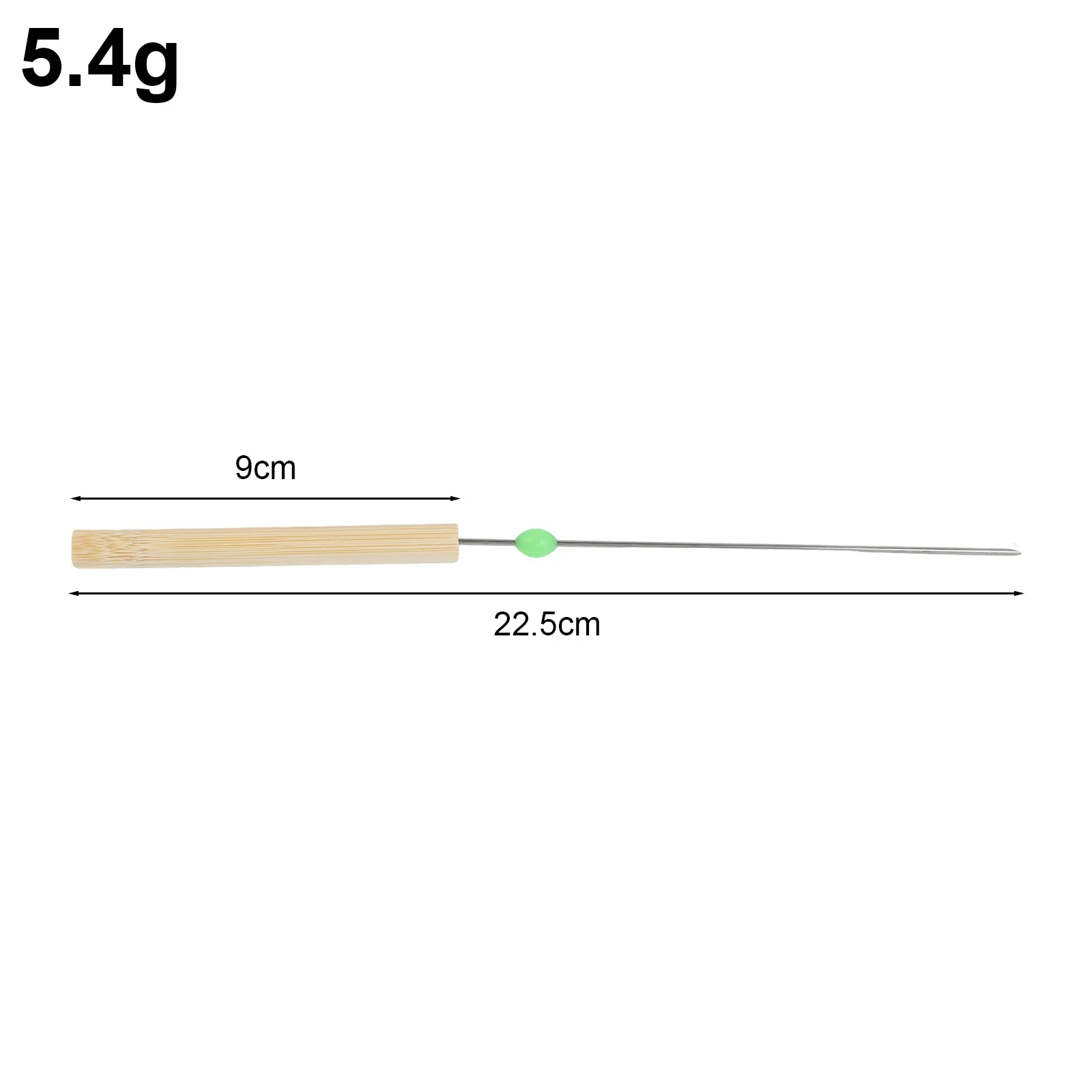 1 Stück 22,5 cm Wurmhaken-Nadel, kein Ausbruch des Fischs, schnelle Eindringnadel für Regenwürmer, hohle Gasnadel, Angelwerkzeug – Detail 14