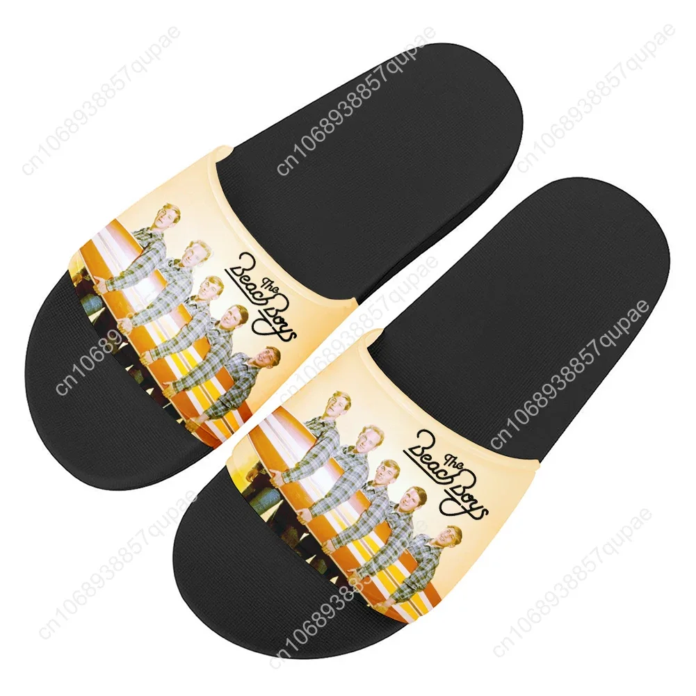 Beach Boys Band Slippers Home Water Shoes Rock Music Men Women Teenagers Beach Pool Sandals High Quality Custom Summer Slipper 3