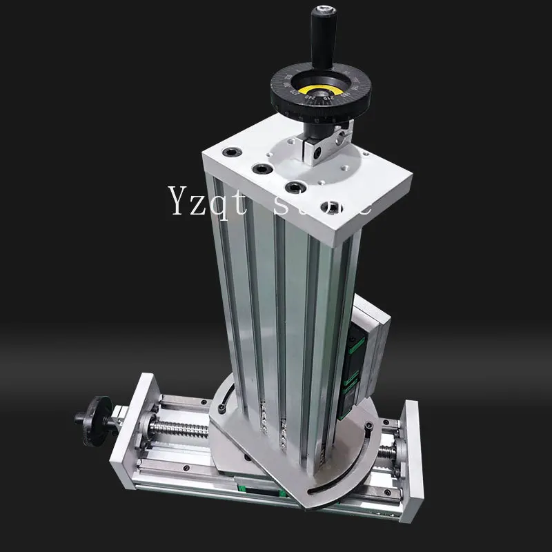 Manual Lifting Rotary Slide Linear Ball Module Hand Trapezoidal Screw XYZ Cross Precision Guide Digital Display