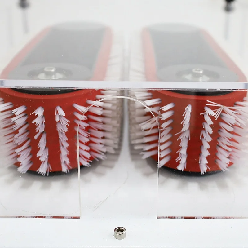 

Semi Automatic Cable Metal Braided Processing Machine Braided Cable Shield Brushing Machine