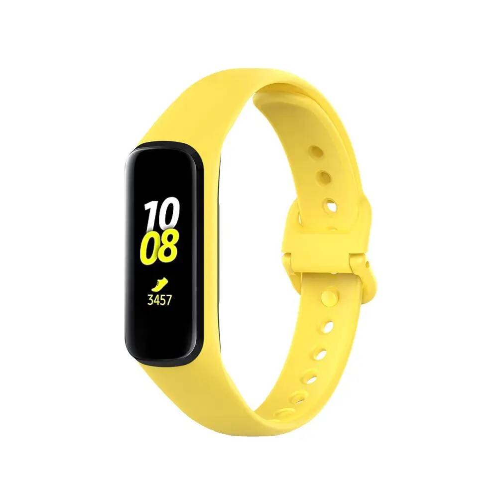 Correa deportiva de silicona de goma ajustable, repuesto de correa de reloj inteligente Fit E para Samsung Galaxy Fit-e R375