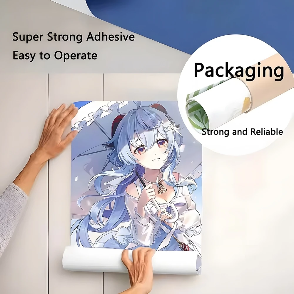 ملصق B-Billie Eilish الأنيق بدون إطار ورق لاصق غير لامع لغرفة المعيشة وغرفة النوم