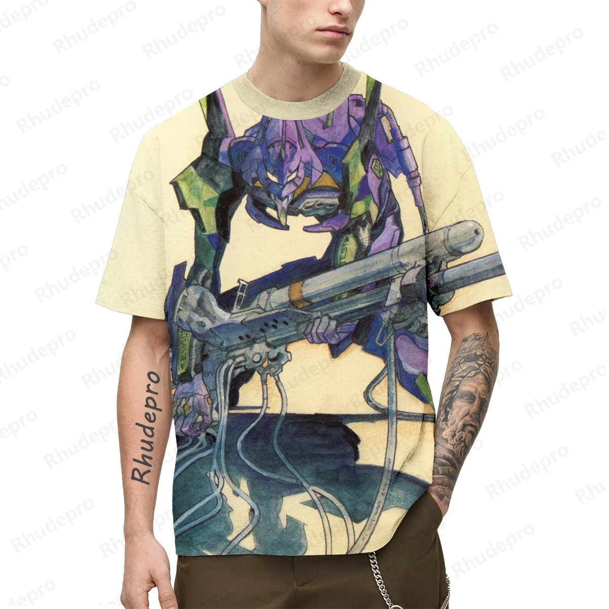 Neon Genesis Evangelion Fashion Y2k abbigliamento manica corta abbigliamento t-shirt da uomo nuovo regalo Trend t-shirt alta qualità 2024 top