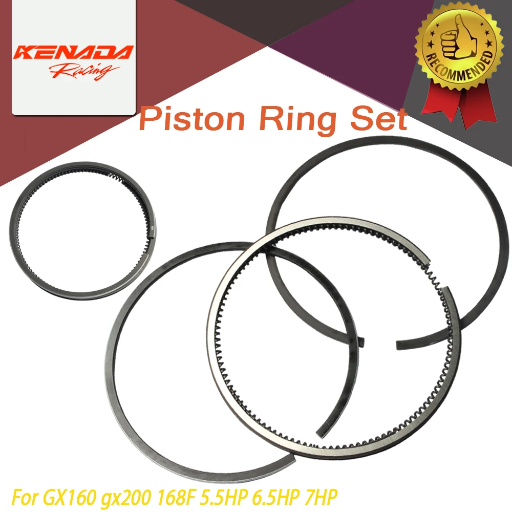 

Piston Ring Set For GX160 gx200 168F 5.5HP 6.5HP 7HP