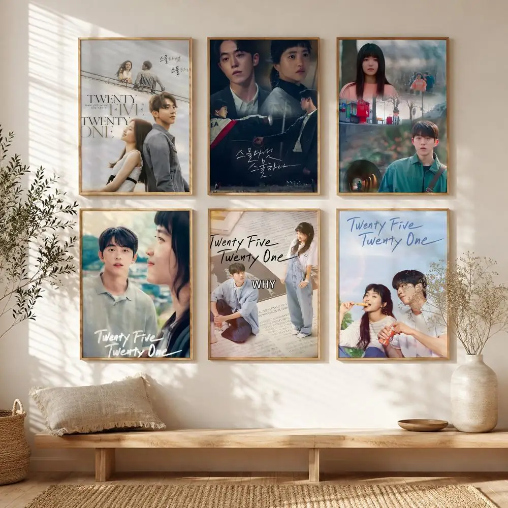 Kdrama T-Twenty five Twenty One Poster All-match HD Waterproof Self-Adhesive Wall Art Sticker For Home Bedroom
