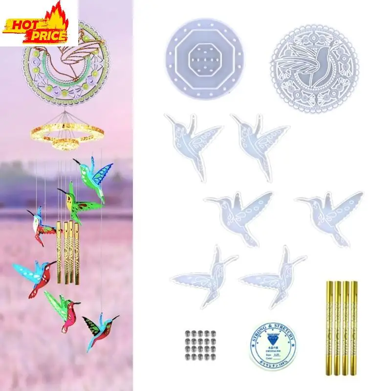 

Маленькая колибри настенная силиконовая форма для перезвона ветра для подарка на День святого Валентина