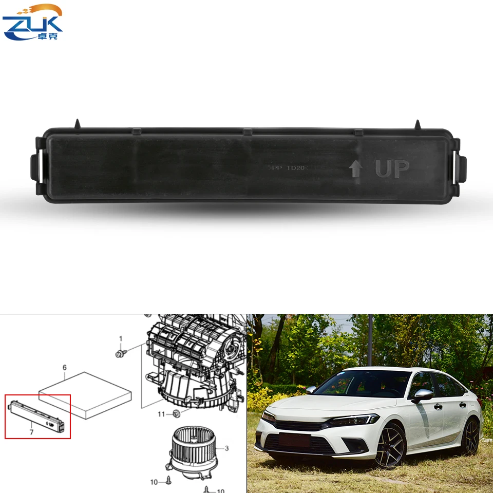 ZUK For HONDA CIVIC 2022 2023 2024 For CR-V 2019-2024 80292-TF0-003 Car Accessories Direct Replacement Air Filter Cover