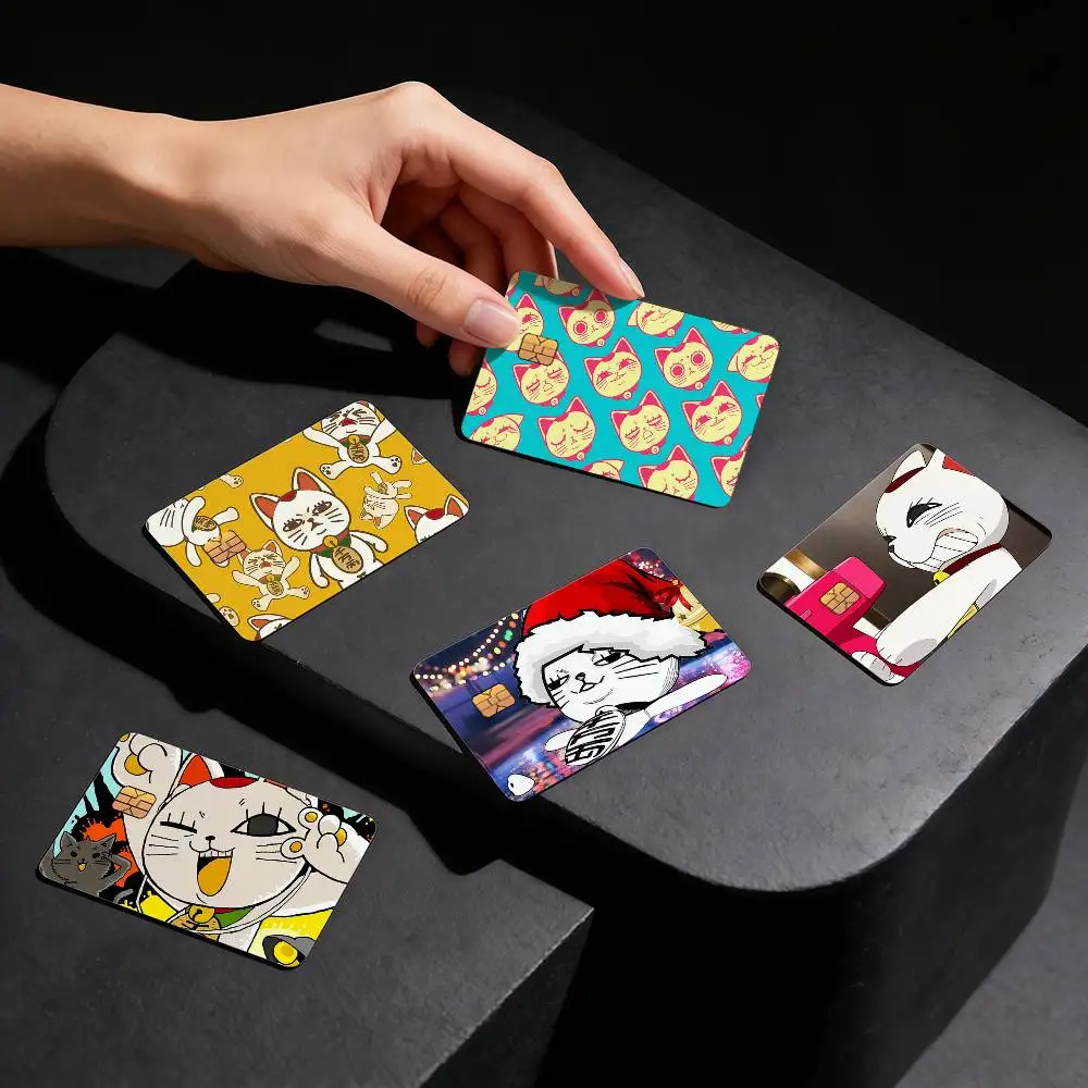 Anime Cute D-Dandadan Turbo Baba Granny Decor Exquisite Card Sticker For Debit Credit Bank Cards Skin Cover Gift Student