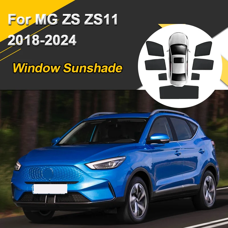 

Автомобильные солнцезащитные козырьки для MG ZS ZS11 MK1 2018 2019 2020-2024, солнцезащитные козырьки с магнитной теплоизоляцией, оконная занавеска, автоаксессуары