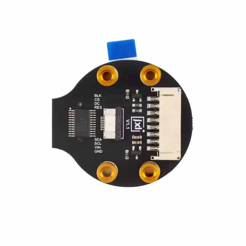 1.28-inch circular color TFT display module GC9A01 drives IPS LCD display module