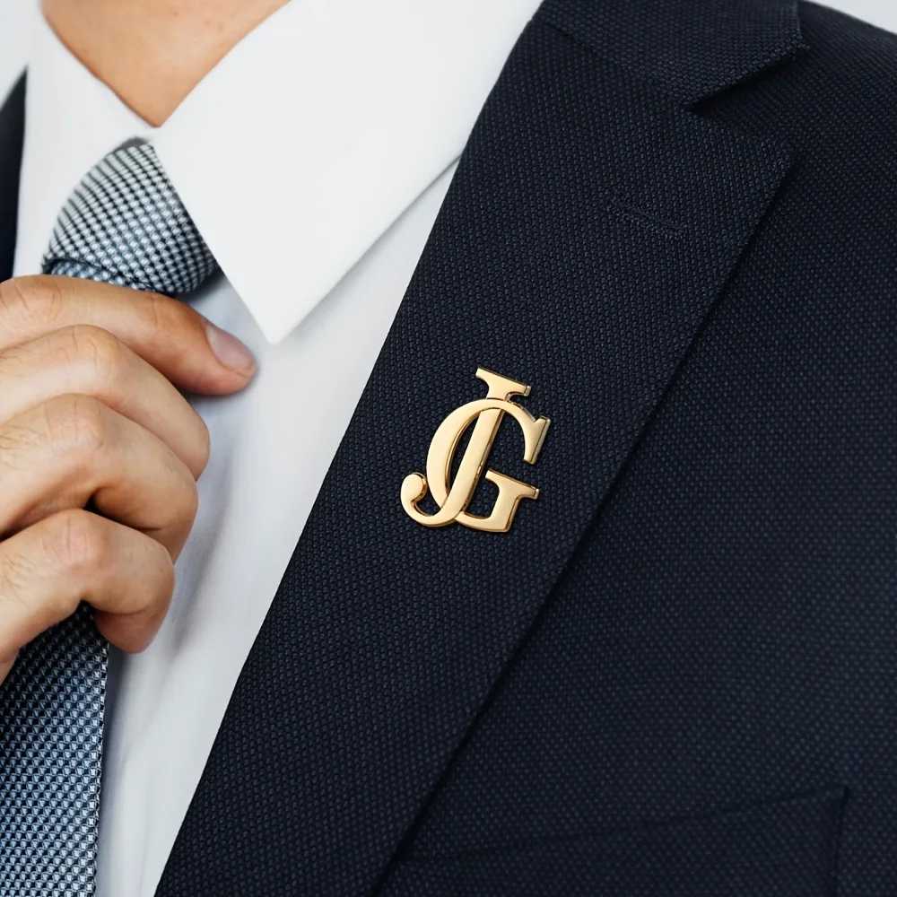Custom Cursive Initial Elegant Cufflinks, Personalized Monogram Wedding Cufflinks, Couple's Letter Stainless Steel Cufflinks