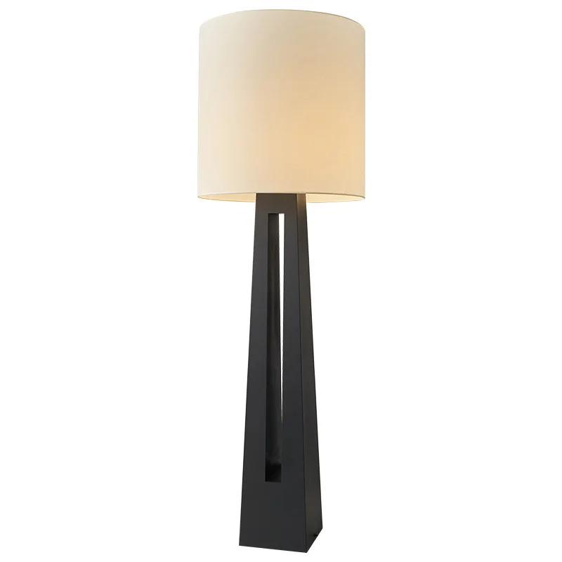 

Living room sofa floor lamp, new Chinese minimalist hotel lobby board room engineering villa bedroom study vertical lamp