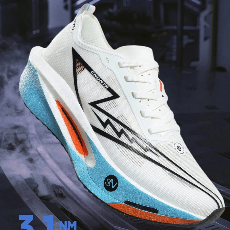 Men Carbon Plate Running Shoes Breathable Women Tennis Sport Trainers Outdoor Marathon Jogging Casual Athletic Chunta Sneakers view 6