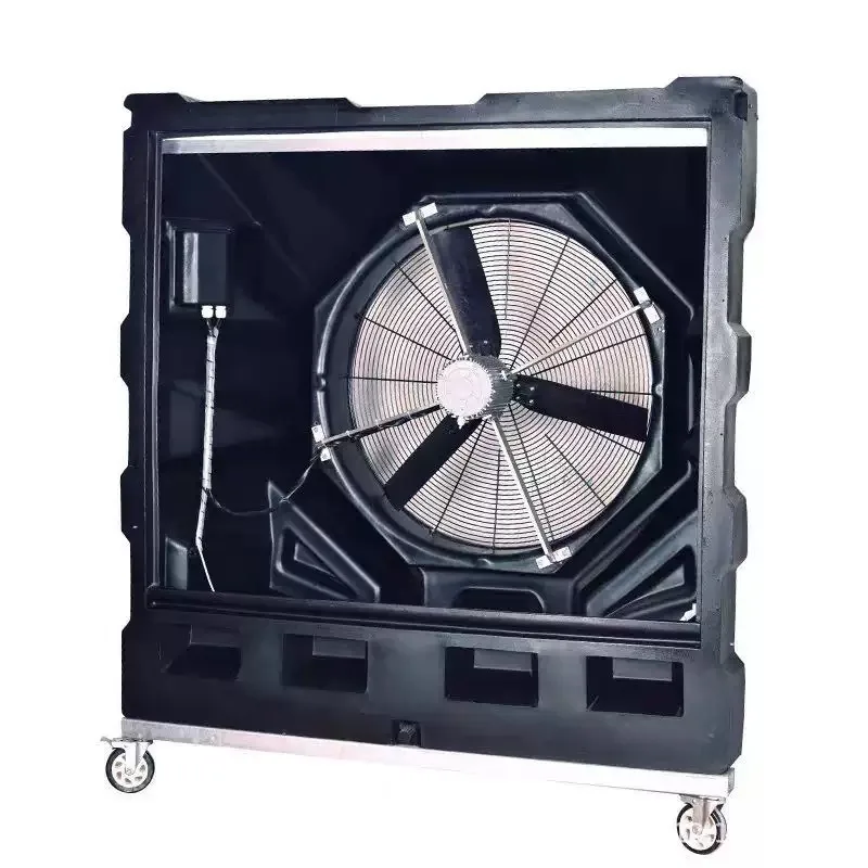 Industrial air cooler, high wind speed and high-efficiency cooling over long distances