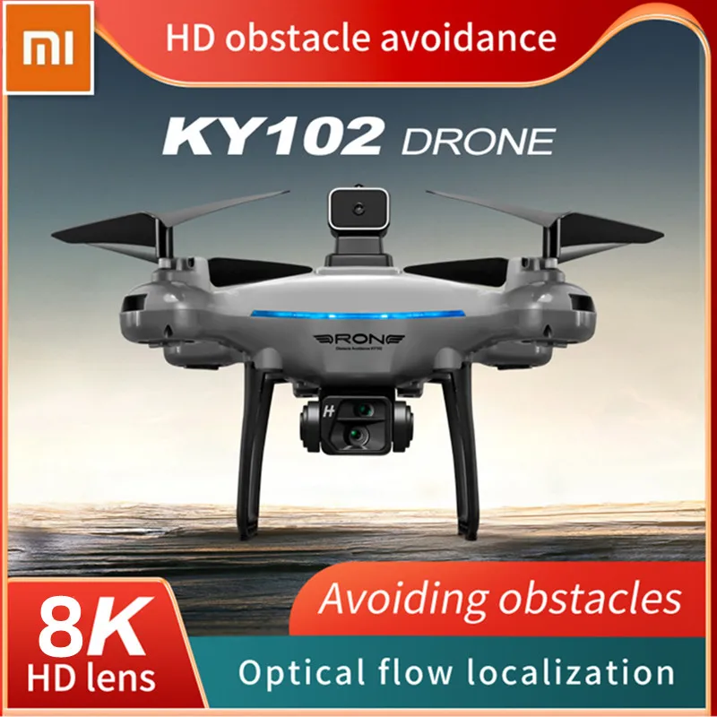 

Xiaomi Drone KY102 8K Dual-Camera HD Aerial Photography 360°Obstacle Avoidance Optical Flow Four-Axis Remote Control Aircraft