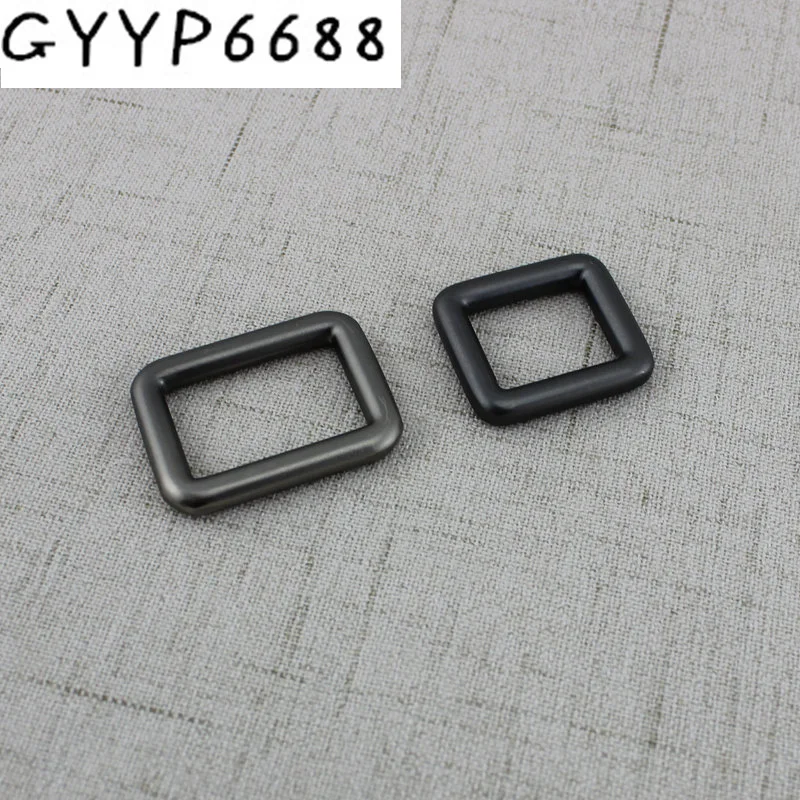 

10-50PCS Matte Gun Adjustable Metal D Ring And Square Buckles For Purse Handbags Bags Shoulder Straps Webbing Hook Accessories