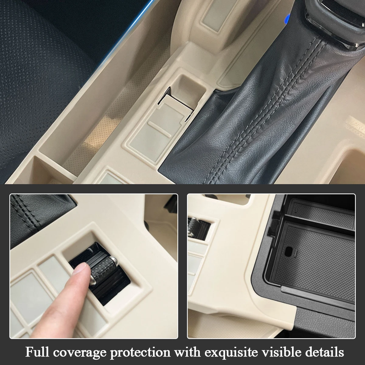 For 2024-2026 Prado Lc250, Central Console Silicone Storage Mat, Scratch-Resistant and Wear-Resistant, Expands Storage Space, Interior Modification Accessories, Suitable for Left-Hand Drive Vehicles