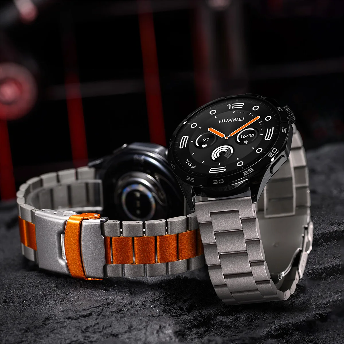 22mm Titanium Strap for Huawei Watch 5 GT5 Pro 4 GT4 GT3 3Pro 46mm Active 2 Luxury Band for Galaxy Watch 3 45mm Gear S3 Bracelet