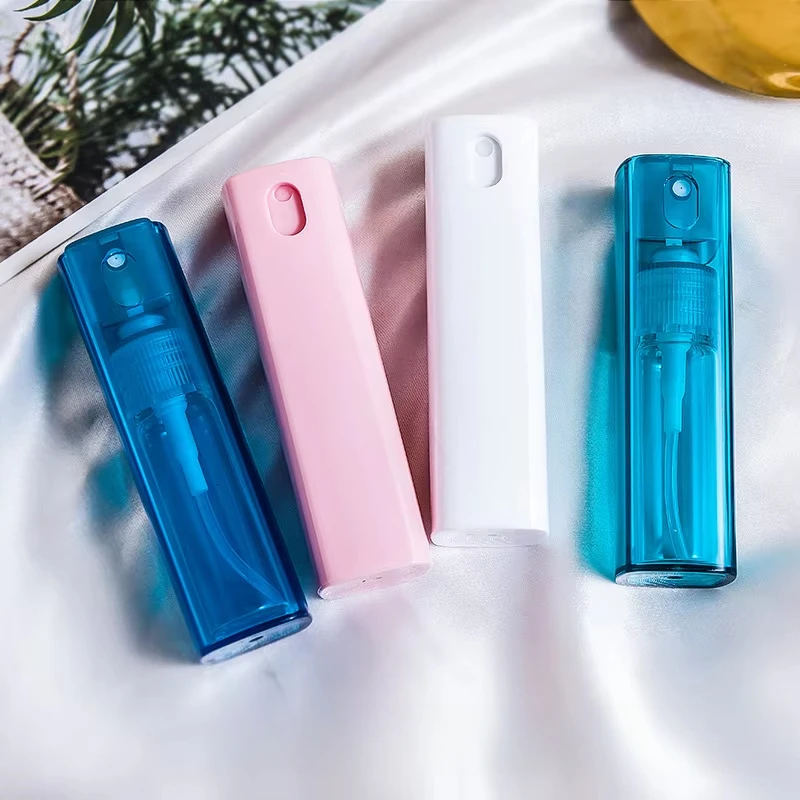 10ml Portable Mini Refillable Fragrance Hand Sanitizer Alcohol Bottle with Spray Fragrance Pump Empty Cosmetic Container Tool