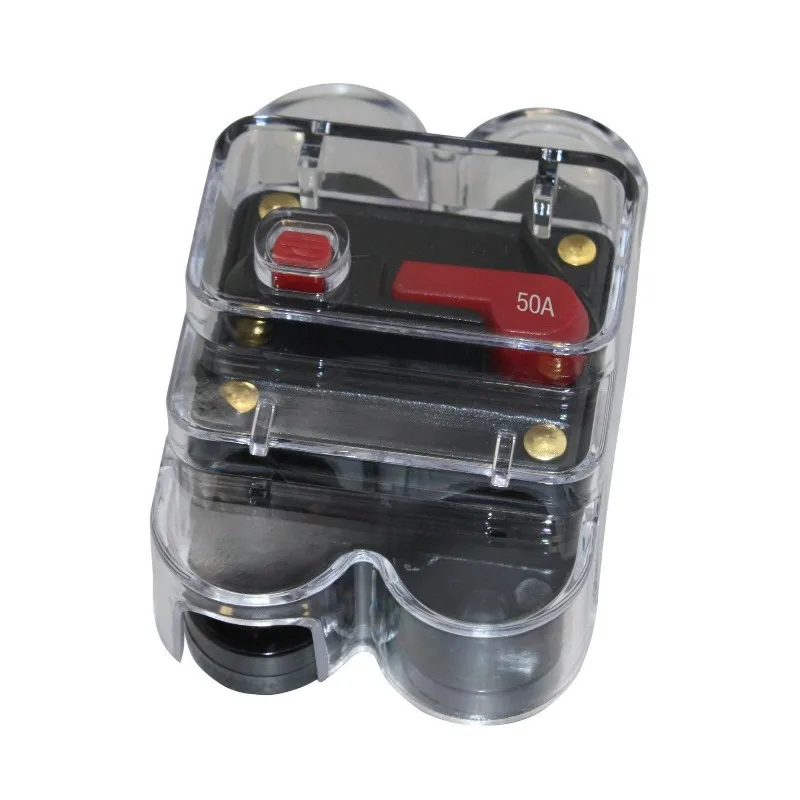 for Car Waterproof Circuit Breaker Self Recovery Audio Fuse Holder Power Insurance