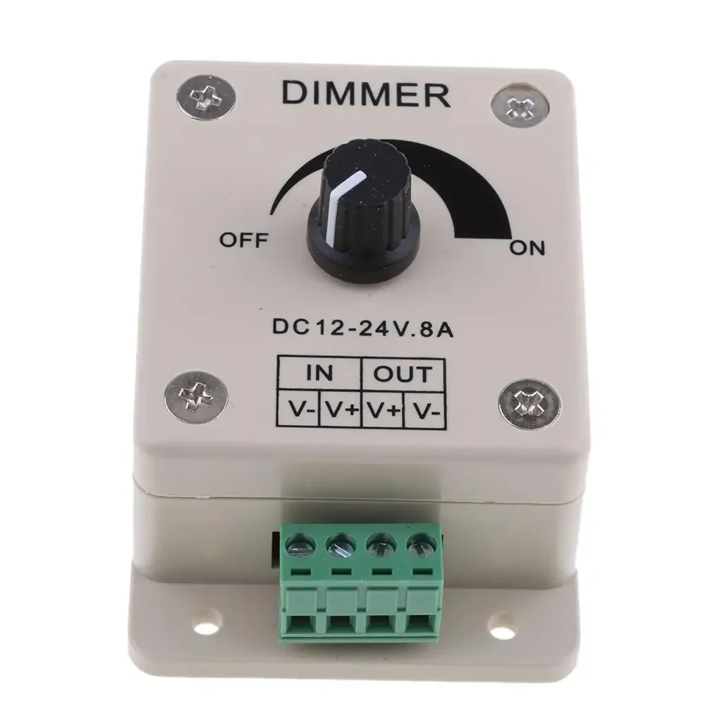

LED monochrome dimmer manual dimming controller 8A light strip DC 12v light strip LED controller