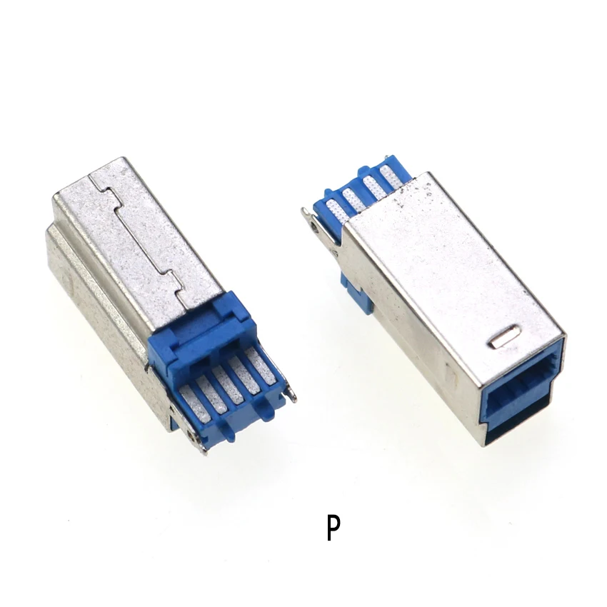 2 Stück USB 3.0 USB-3.0-AF AM Typ Port Stecker Buchse Lötanschlüsse PCB-Buchse für USB-Schnittstellenanschluss 90/180 Grad – Detail 18