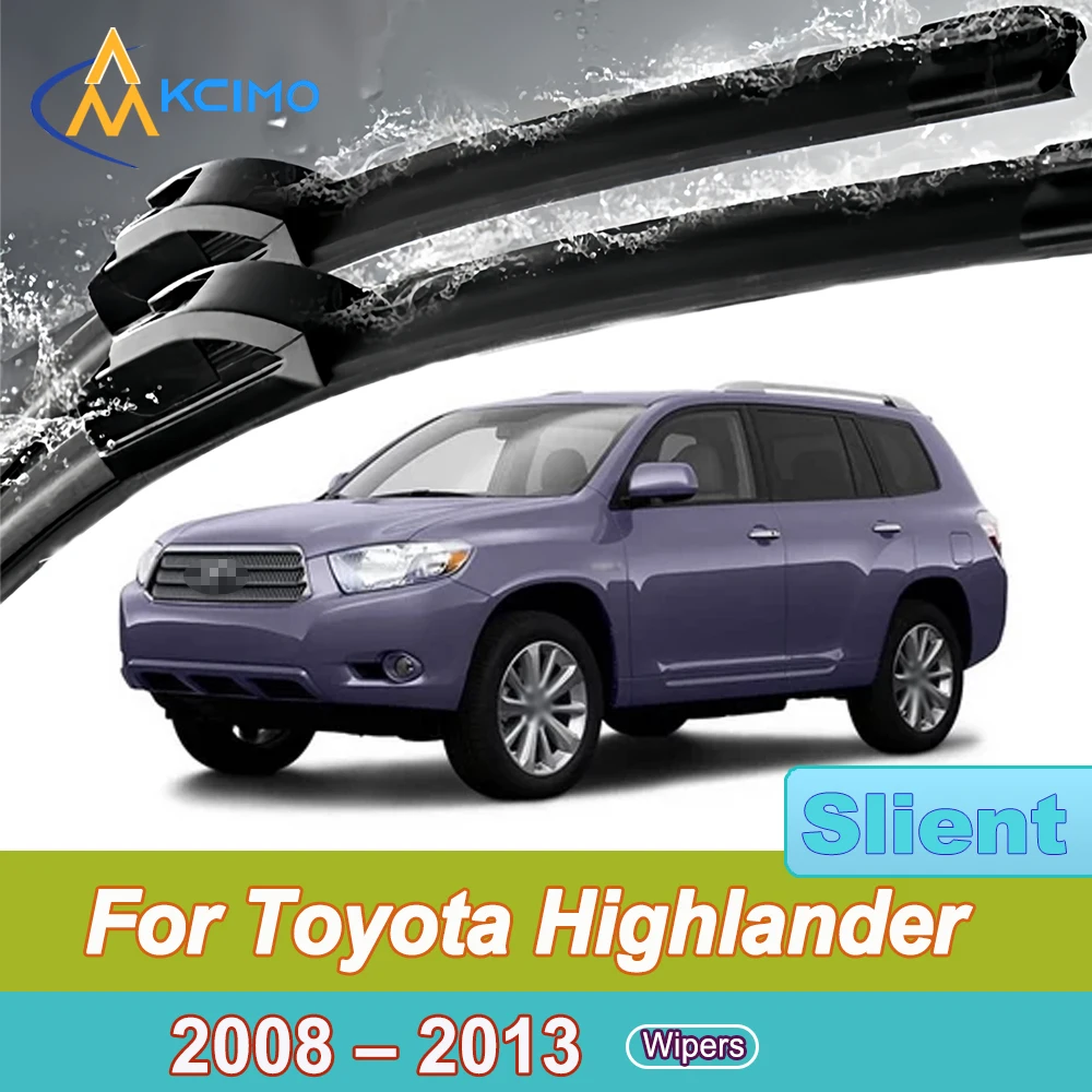 

Quiet Beam Wiper Blades 2pcs Windscreen Window Car Accessories For Toyota Highlander XU40 2008-2013 Toyota Kluger (Australia)