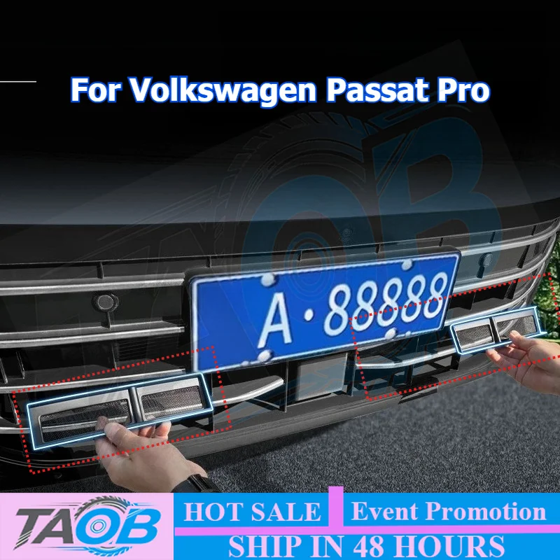 For Volkswagen VW PASSAT Pro 2024-2026 Front Grille Insert Net Insect Protector Guard Mesh Grill Cover Insectproof Exterior Trim