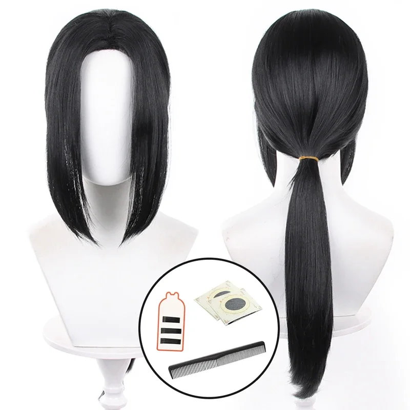 

FC6HOLOUN Anime Uchiha Itachi Cosplay Wig Rose Net Synthetic Fiber Adjustable Size Heat Resistant Cap Halloween Christmas C@FC8！