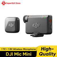 DJI Mic Mini (1 TX + 1 RX) Wireless Microphone Ultralight Detail-Rich Audio Noise Cancelling Automatic Limiting DJI Mic Mini