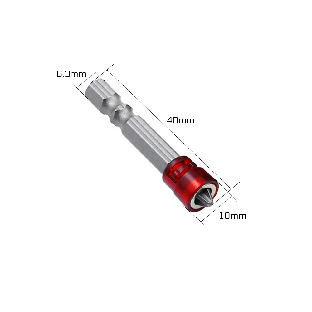 Broca de destornillador magnético PH2, puntas de destornillador magnéticas de cabeza cruzada, vástago hexagonal de 1/4 pulgadas, destornillador