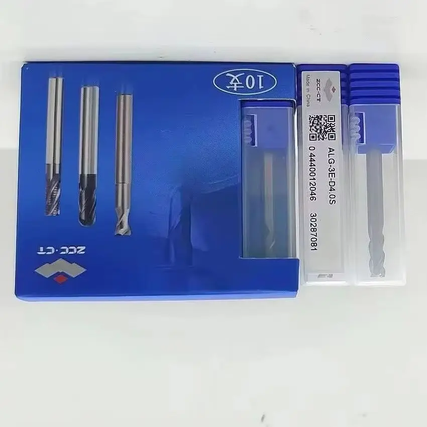 

ALG-3E-D4.0S ZCC.CT ALG-3E 3 edge straight shank flat end milling cutter Φ4.0*4*11*50 3T Flat End Mills 3 Flutes Flat End Mills