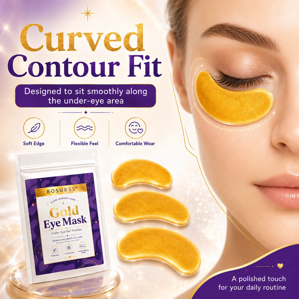 BOSUBSS 24K Gouden Oogmasker,  - Face Oil recensie en prijs