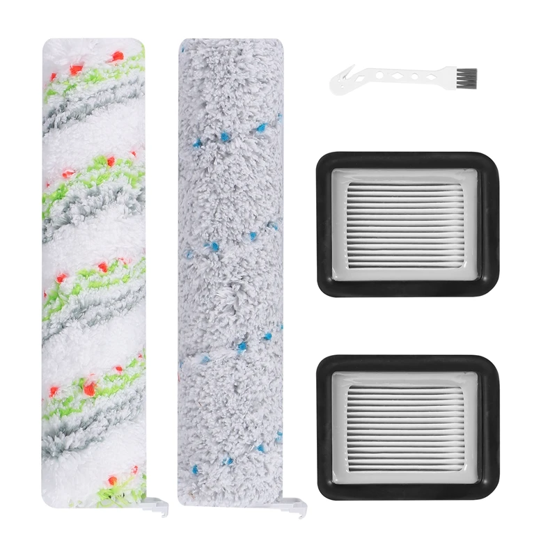 Лидер продаж, 2 HEPA-фильтра + 1 щетка в рулоне + 1 щетка в рулоне для пылесоса Bissell Crosswave Wireless Max Series 2554,2590,2593,2596