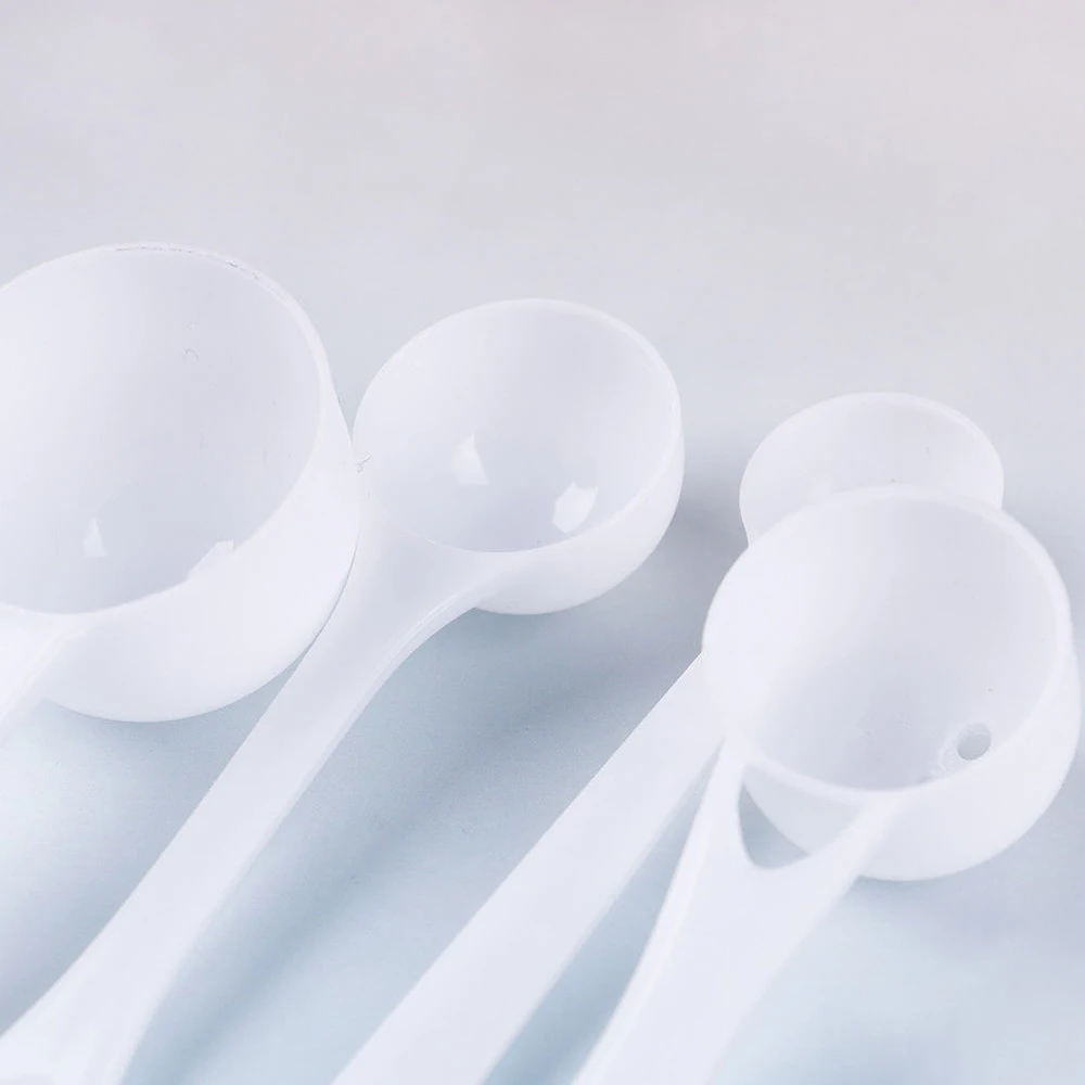 10PCS DIY Protein Powder Scoop Coffee Milk 1/3/5/10g Plastic Measuring Spoon