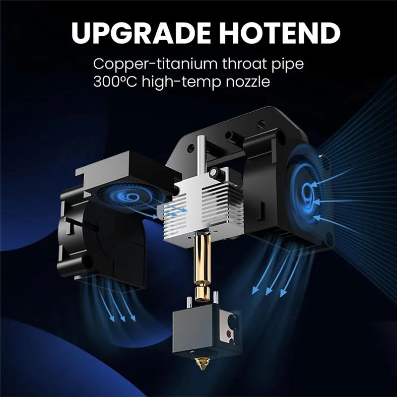 

Превосходный комплект Hotend для 3D-принтера Neptune 4/4 Pro, полностью собрать цельнометаллический Hotend с насадкой, официальные детали 3D-принтера