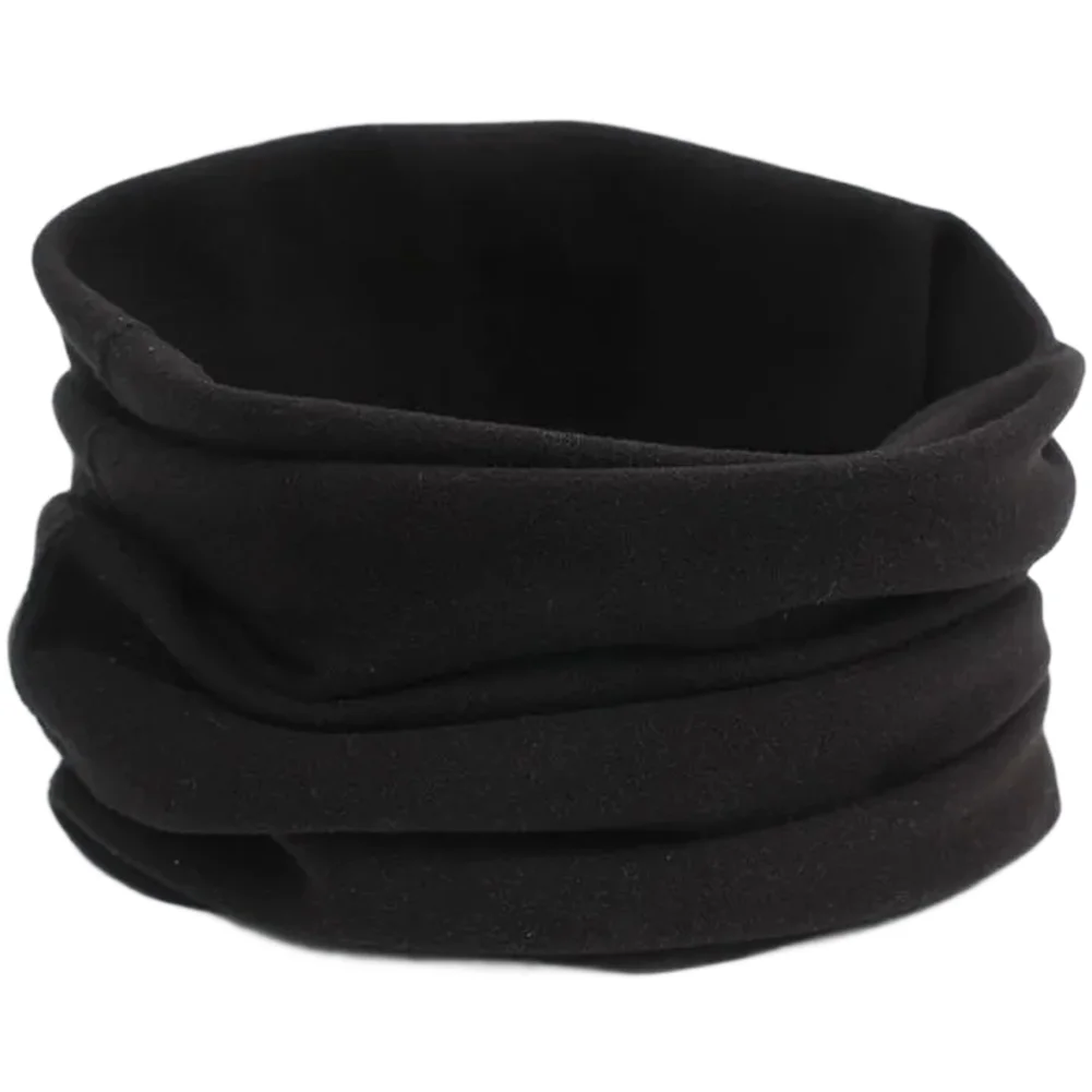 Unisex Polyester Neck Warmer Fleece Winter Thermal Scarf Warm Lightweight Stretchy Neckwarmer for Cold Weather