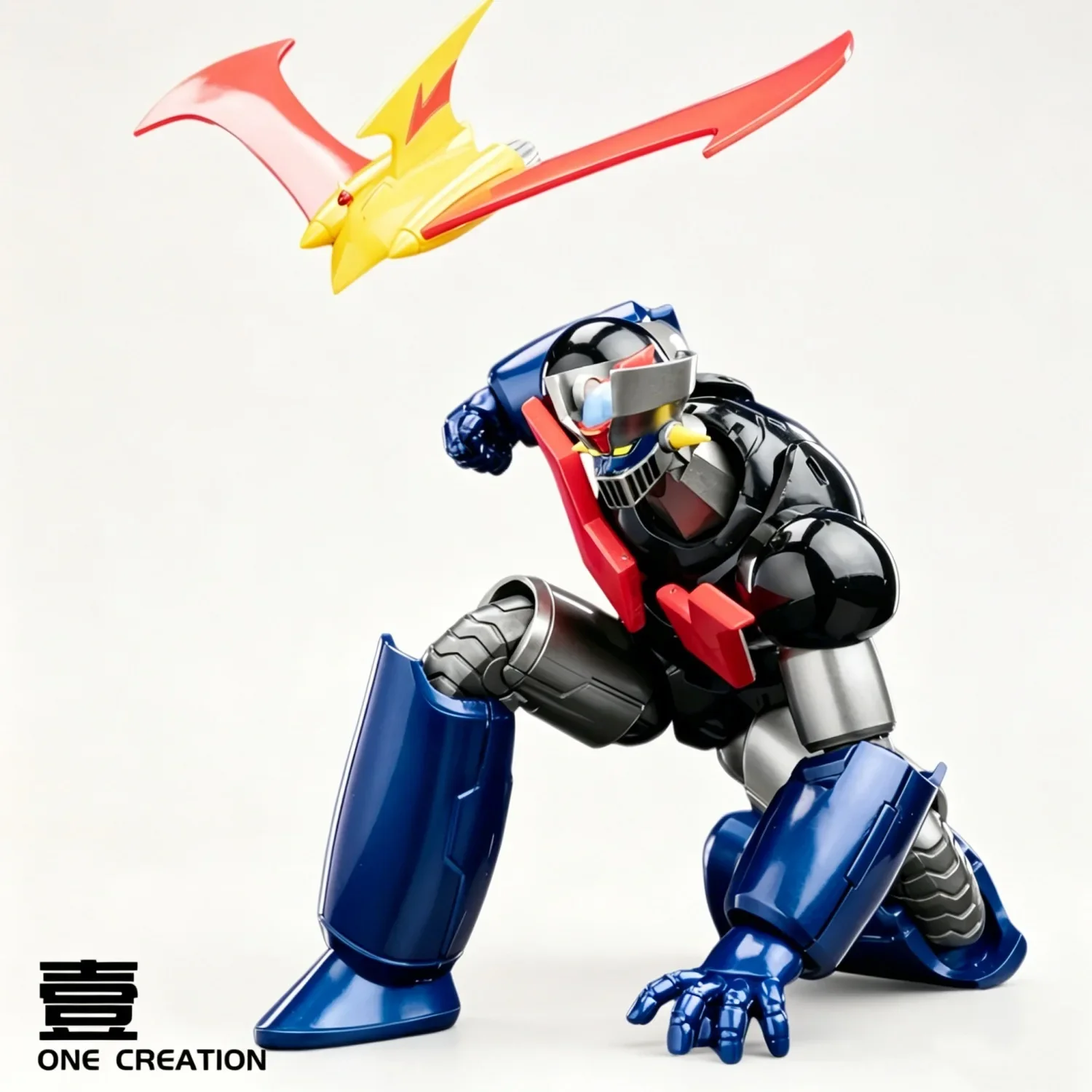 Nuevo ONE CREATION Mazinger Z Personaje KO Kaiyodo Revolutech Amazing Yamaguchi 1/12 Muñeco Móvil Modelo de Juguete Coleccionable Regalo