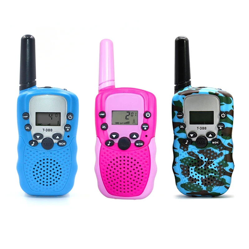 Fusc certificado de alta qualidade 22 canais 3 km rádio em dois sentidos de longo alcance comunicador walkie-talkie mini walkie talkie para crianças