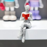 Read about Small Character Design Resin Abstract Home Decorations Fashionable Bookshelf Decorations and Home Decor Figurines