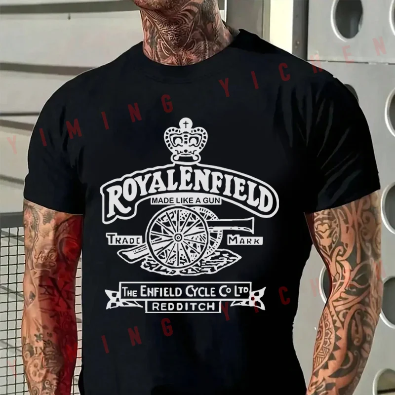 camiseta-masculina-premium-vintage-classica-royal-enfield-motoqueiro-algodao-verao-gola-redonda-manga-curta-moda