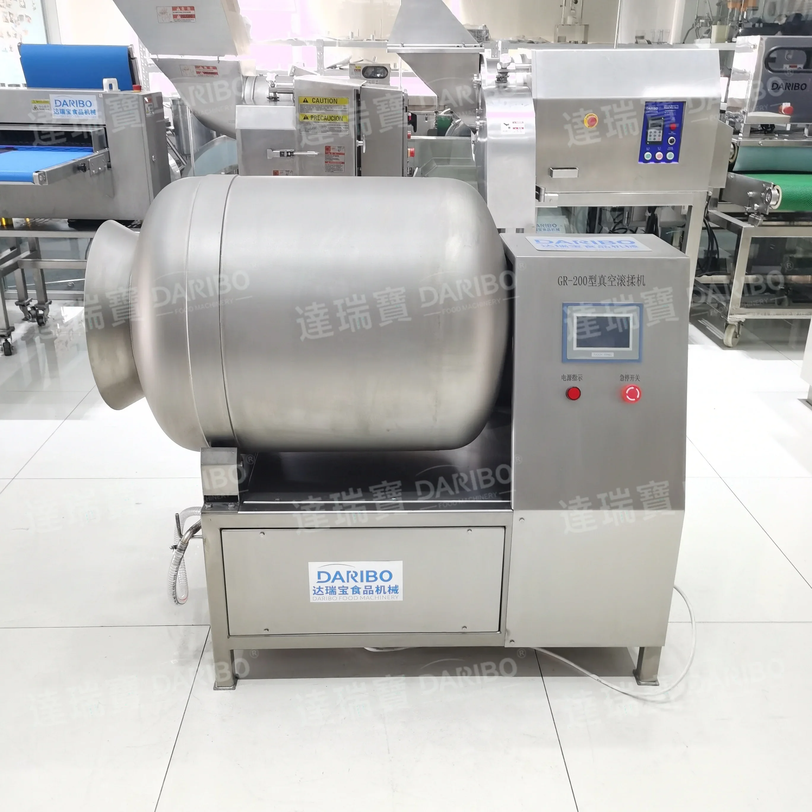 Meat Tumbler Vacuum Marinator Beef Brisket Marinating Machine Pork Massager Chicken Tenderizer Spicy Mix Mixing Machine