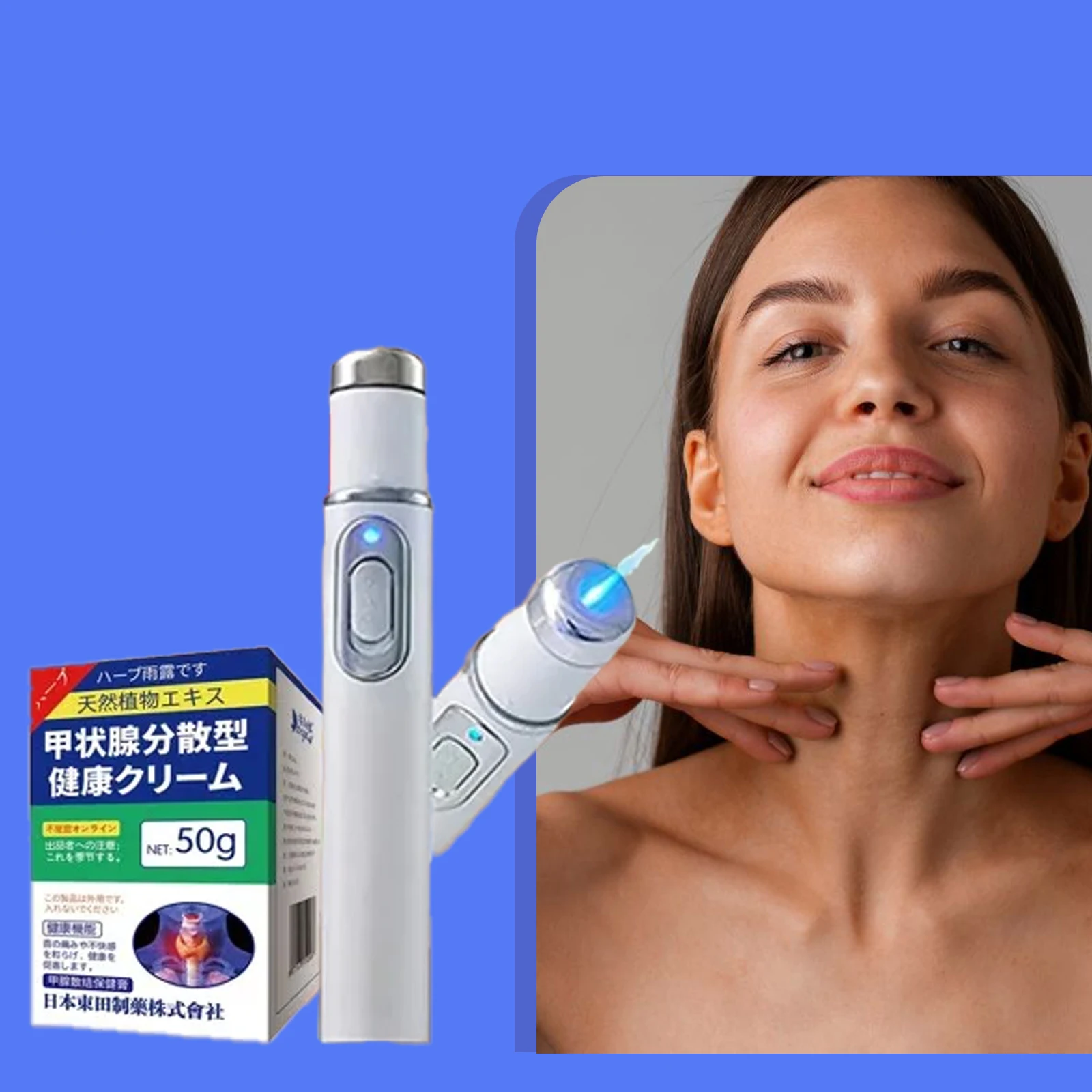 

AI-Powered Thyroid Laser Device for Neck Nodule Support & Analysis. Non-Invasive & Safe for Home Use.