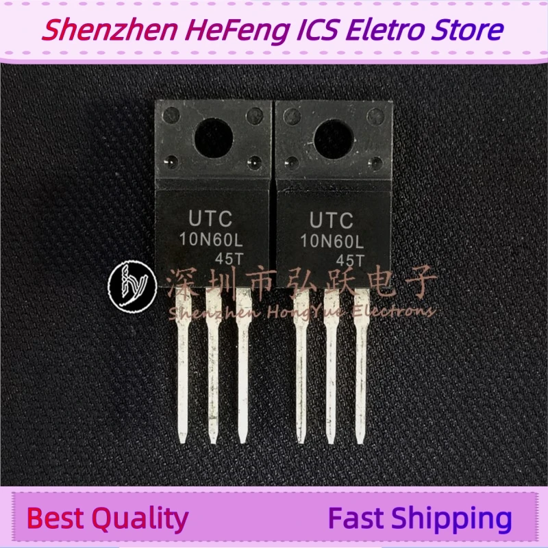 10PCS -20PCS UTC10N60L  TO-220F 600V 10A  Quick Delivery  Quality
